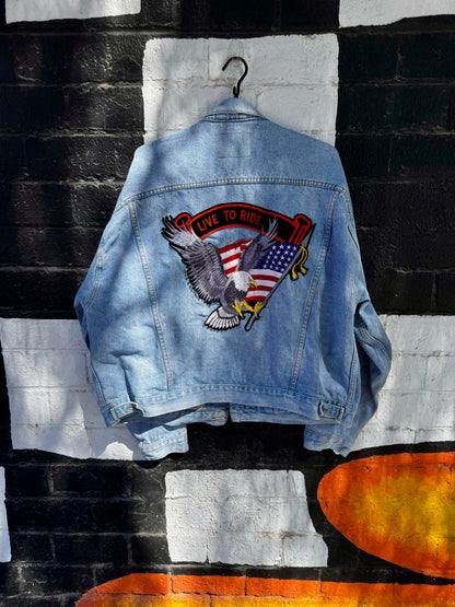 Denim Patch Jacket